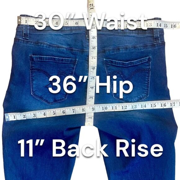 YMI Destroyed Skinny Jeans Sz 9 - Picture 10 of 12